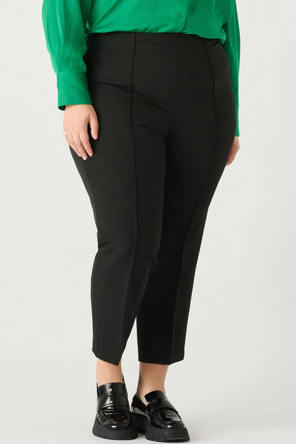 High Rise Pintuck Pants