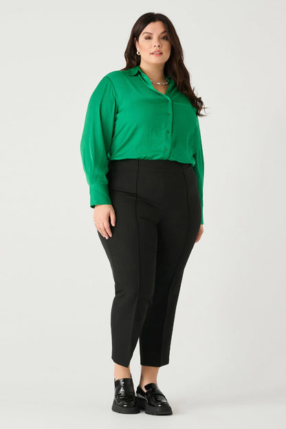 High Rise Pintuck Pants