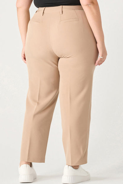 High Waist Straight Leg Trouser