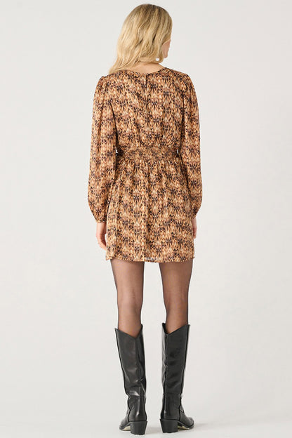 Long Sleeve Side Laced Mini Dress