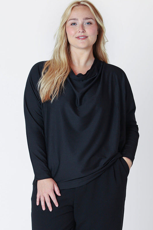 Mockneck Ribbed Longsleeve