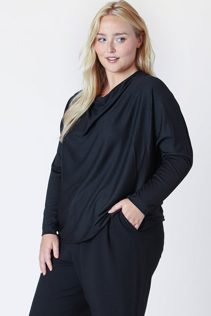 Mockneck Ribbed Longsleeve