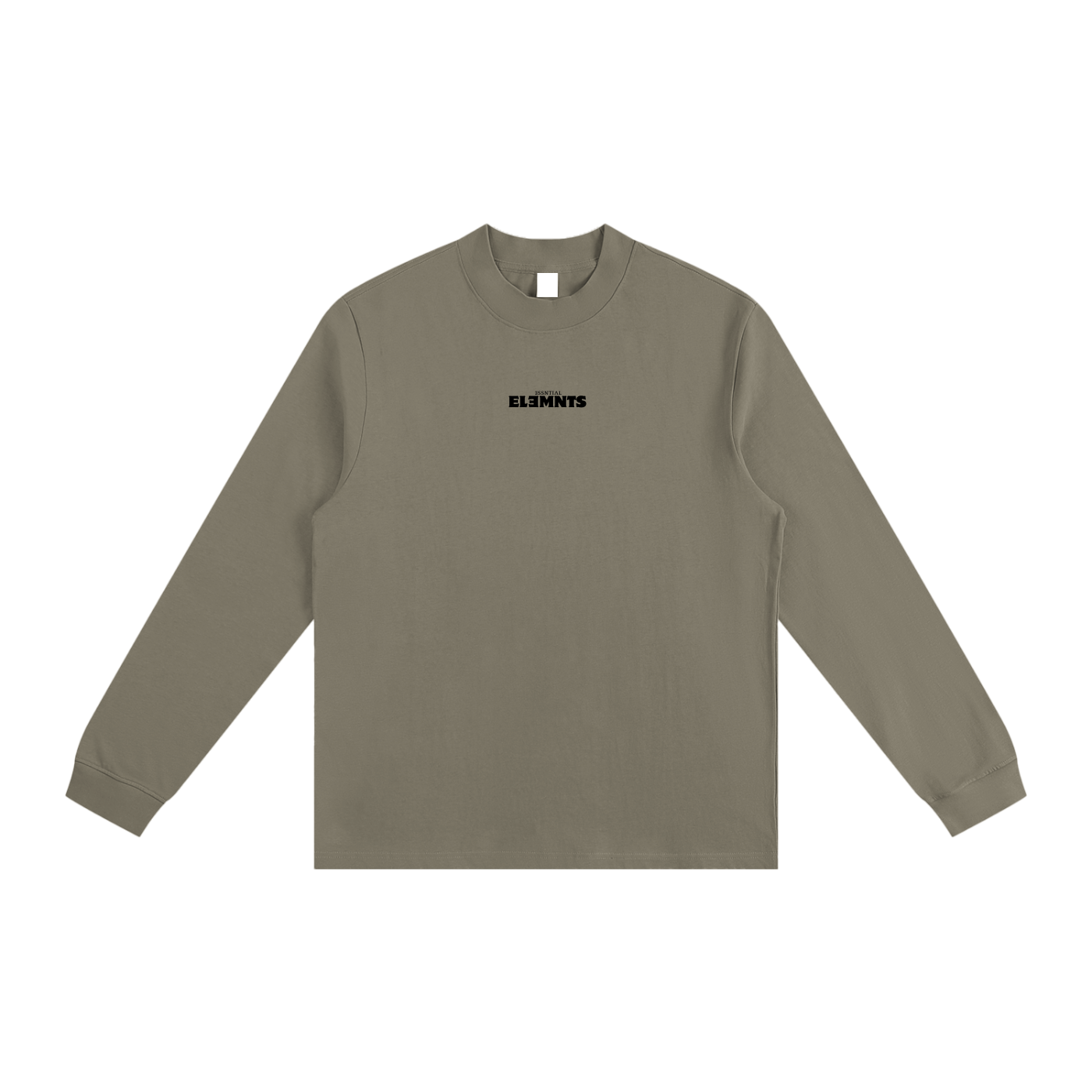 ESSNTIAL ELEMNTS Unisex 330G Non-Shrink Mock Neck Sweatshirt