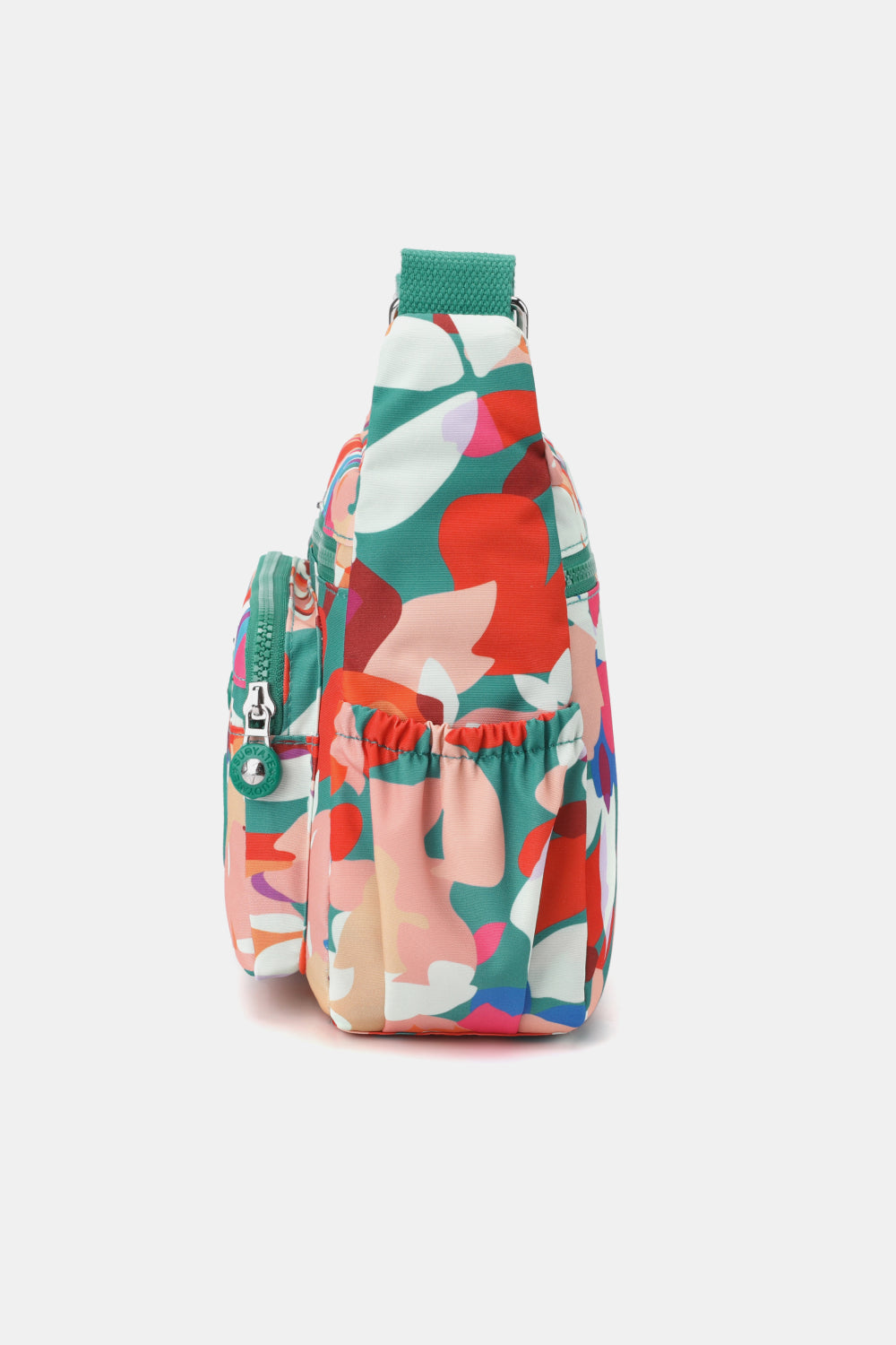Multicolored Nylon Shoulder Bag