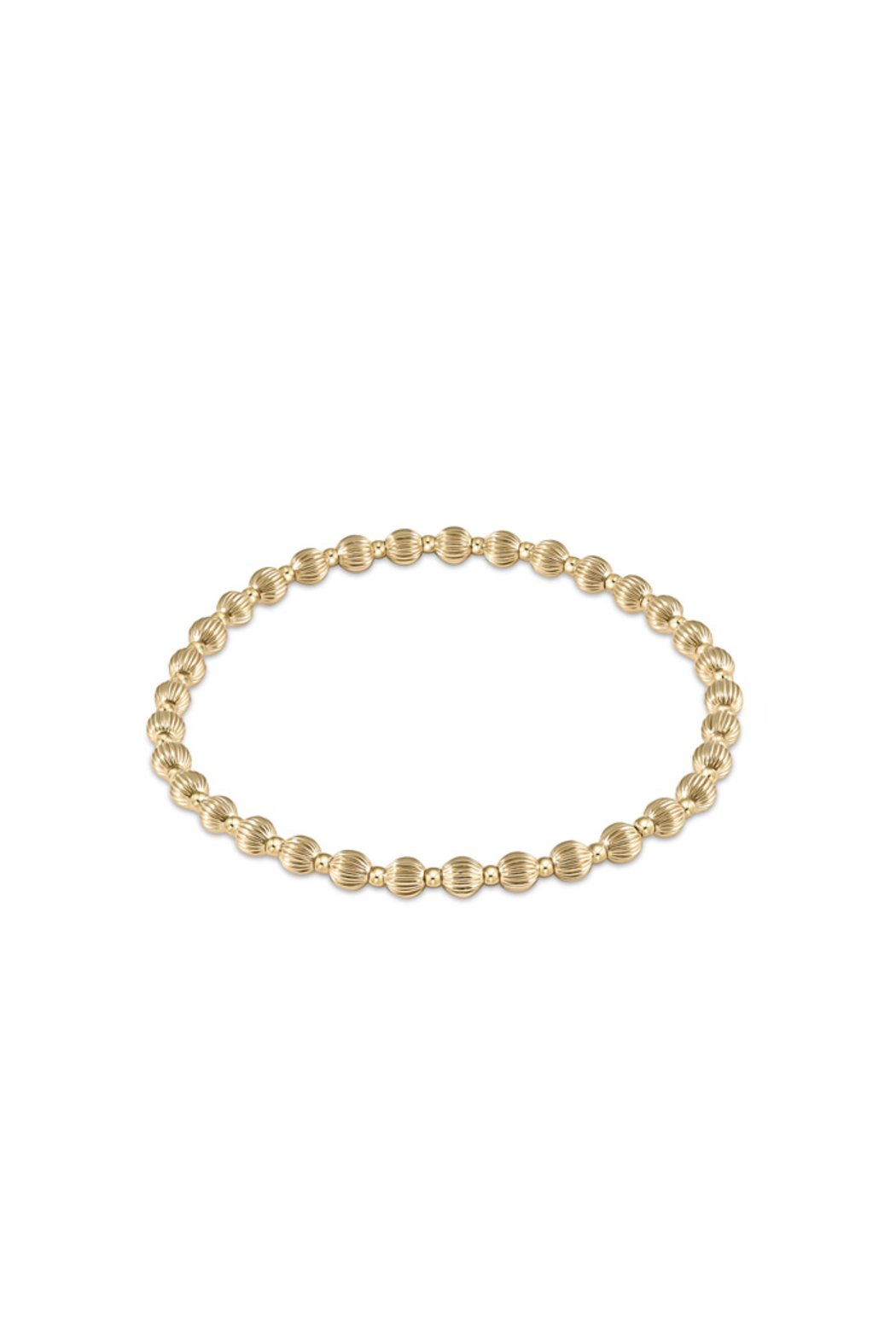 Dignity Gold 4MM Bead Bracelet