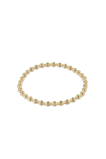 Dignity Gold 4MM Bead Bracelet