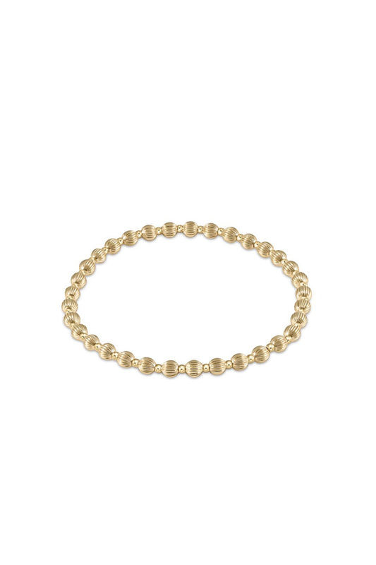 Dignity Gold 4MM Bead Bracelet