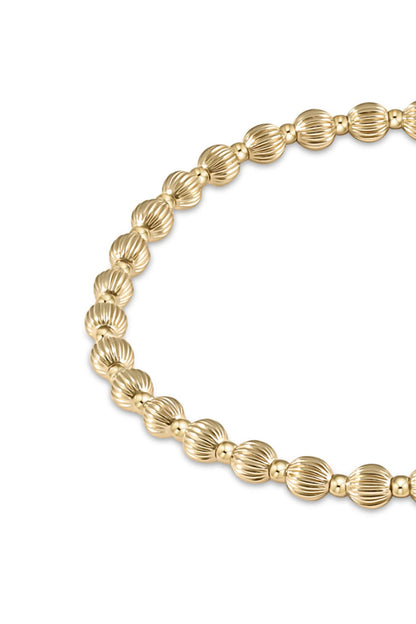 Dignity Gold 4MM Bead Bracelet