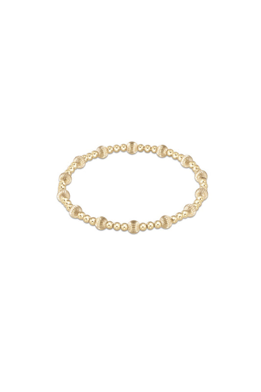 Dignity Sincerity Gold 5MM Bead Bracelet