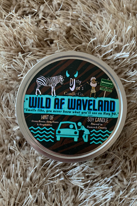 Dirty Joes Candle--Wild AF Waveland