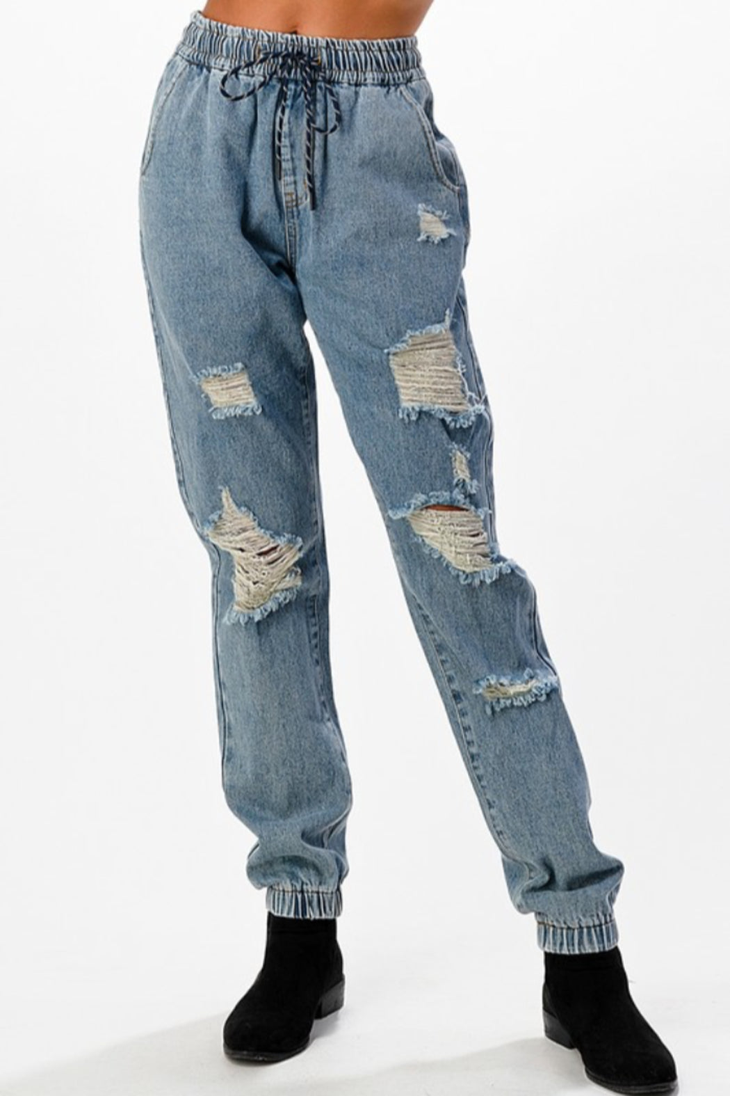 Distressed Joggers