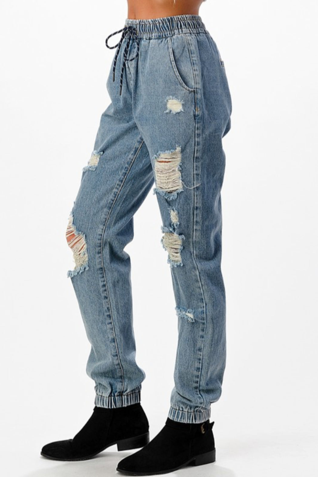 Distressed Joggers