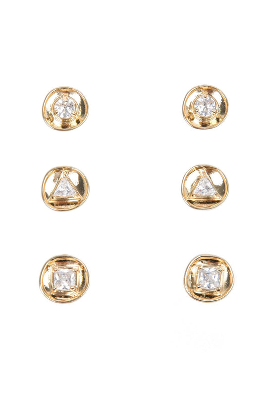 DIVINE SMALL CHARM STUD EARRIN