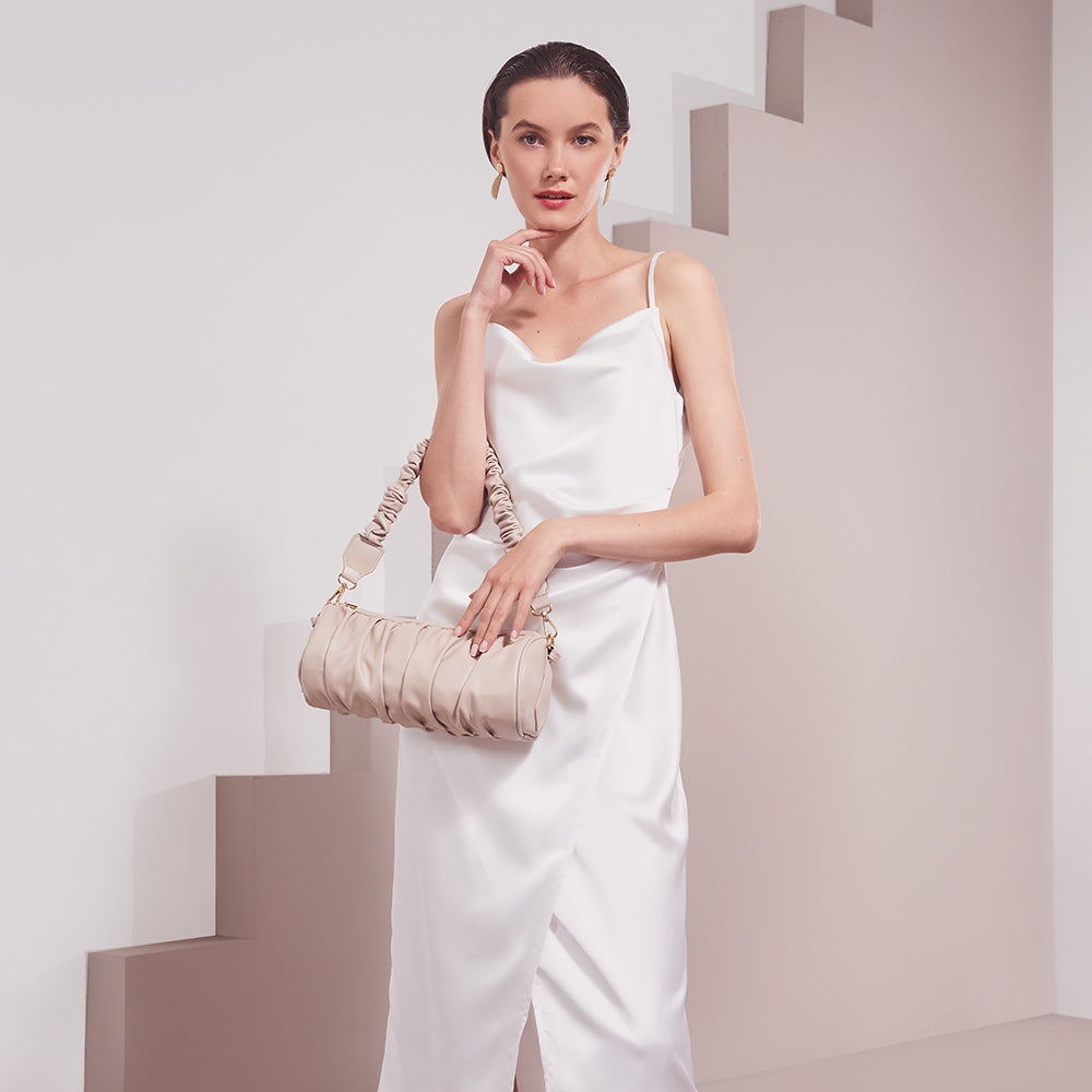 Jovie Bone Medium Shoulder Bag