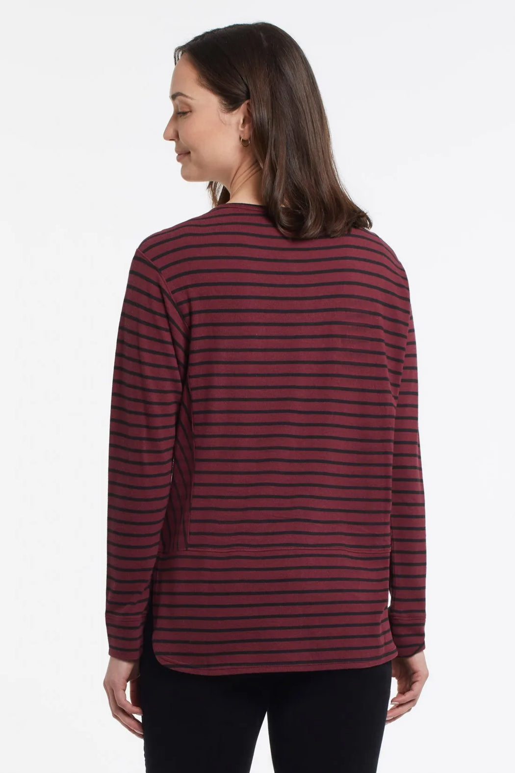 DOLMAN SLEEVE HENLEY TOP