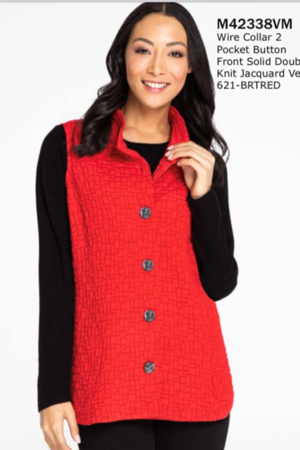 Double Knit Jacquard Vest