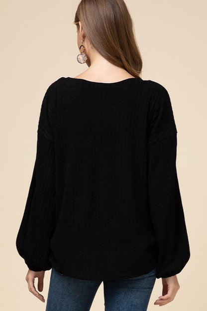 Double layer surplice top