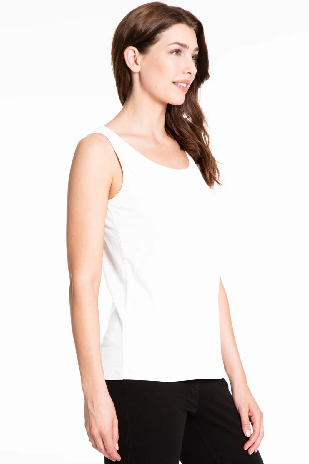 DOUBLE SCOOP NECK TANK TOP