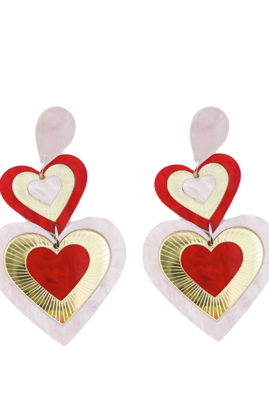 Double the Love Earrings