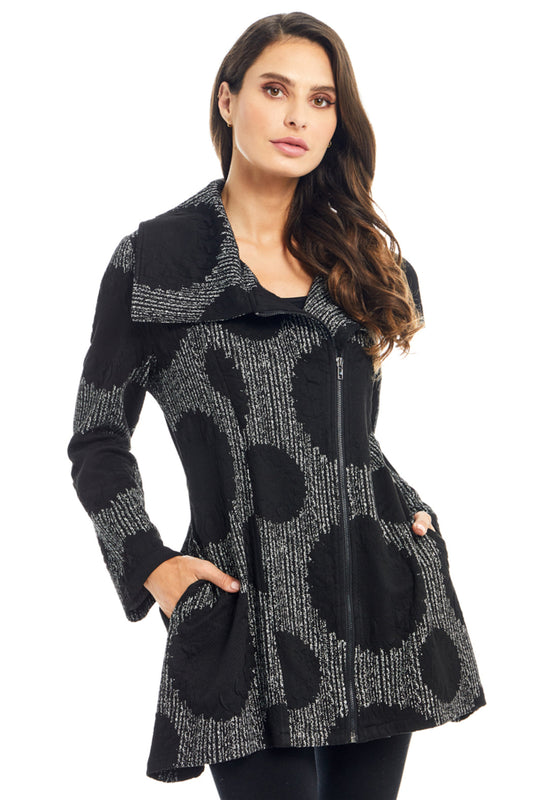 Draped Collar Jacket