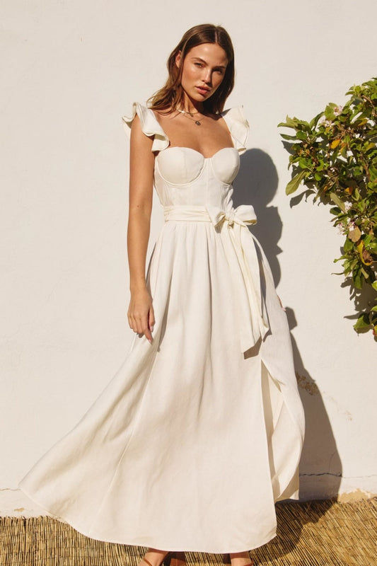 Corset Flutter Dress