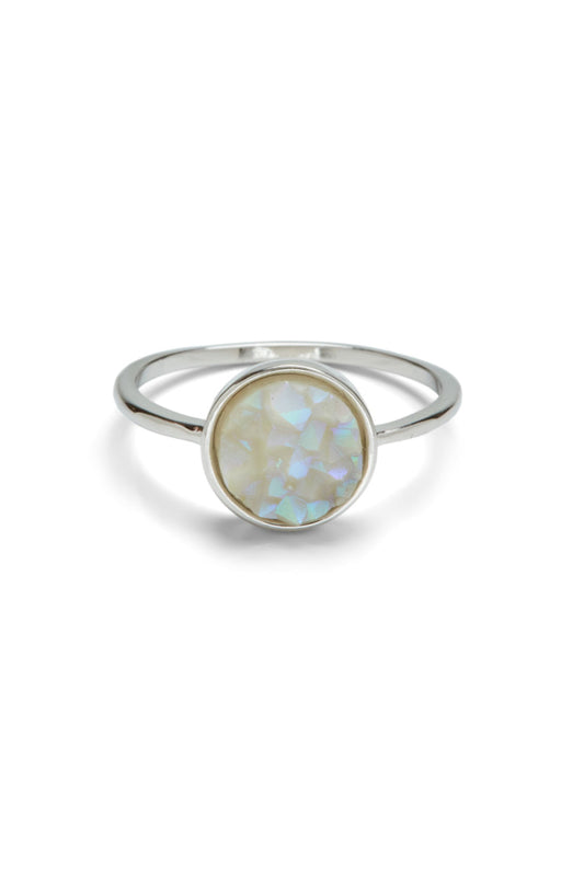 Druzy Ring-Silver