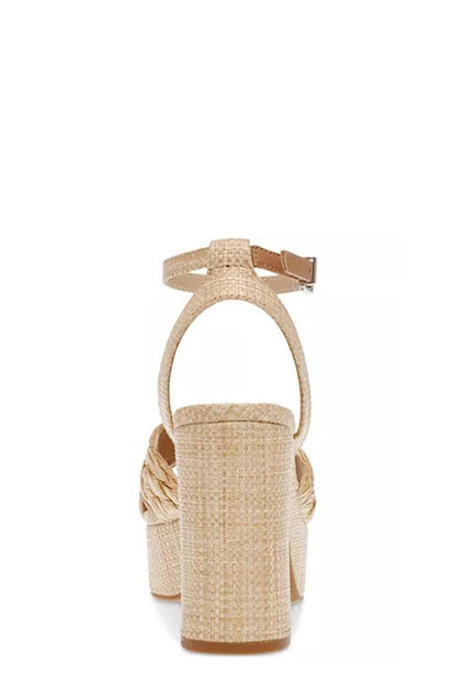 Maggie Raffia Heel