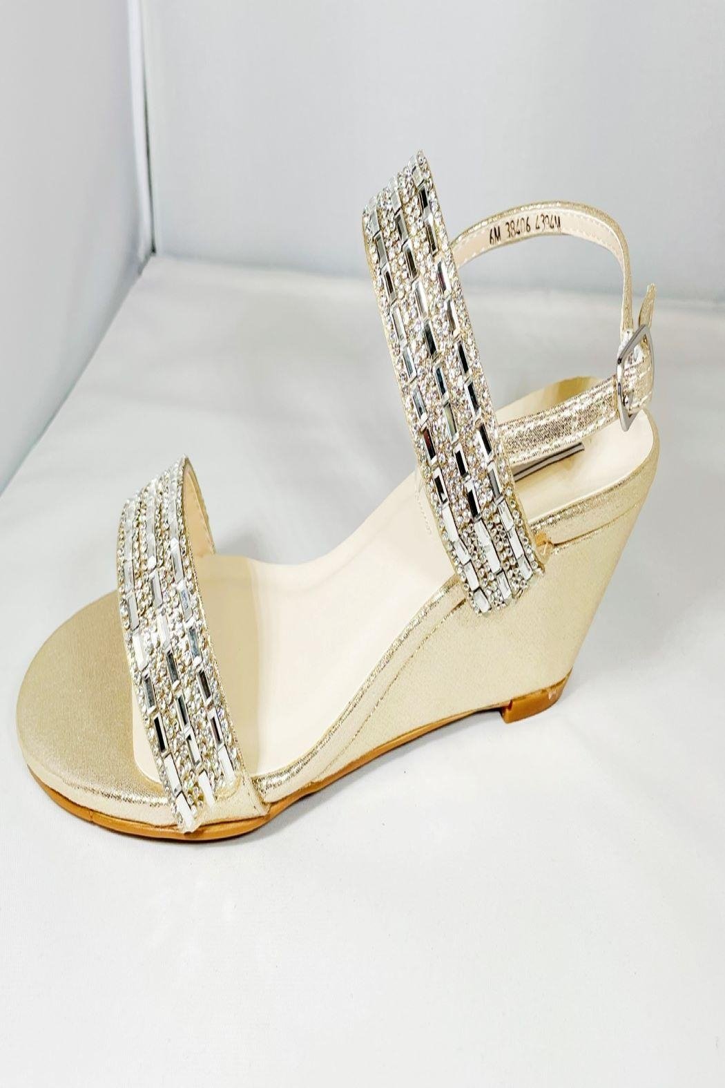 Champagne Sparkle Wedge