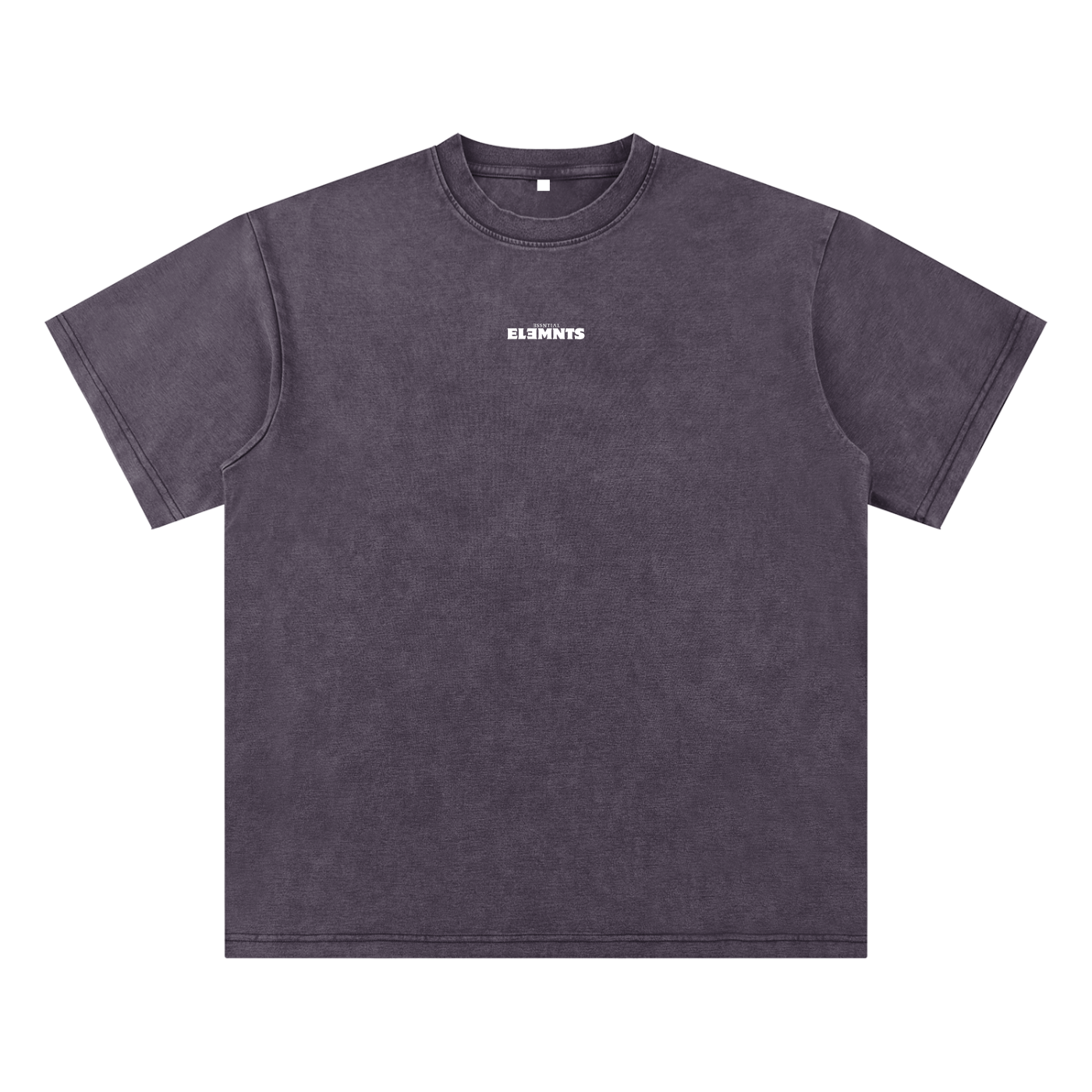ESSNTIAL ELEMNTS Unisex 245G Bamboo Slub Snow Washed Tee
