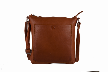 [ISABELLA] SMALL CROSSBODY BAG | SUPER SOFT NAPPA LEATHER: Mocha