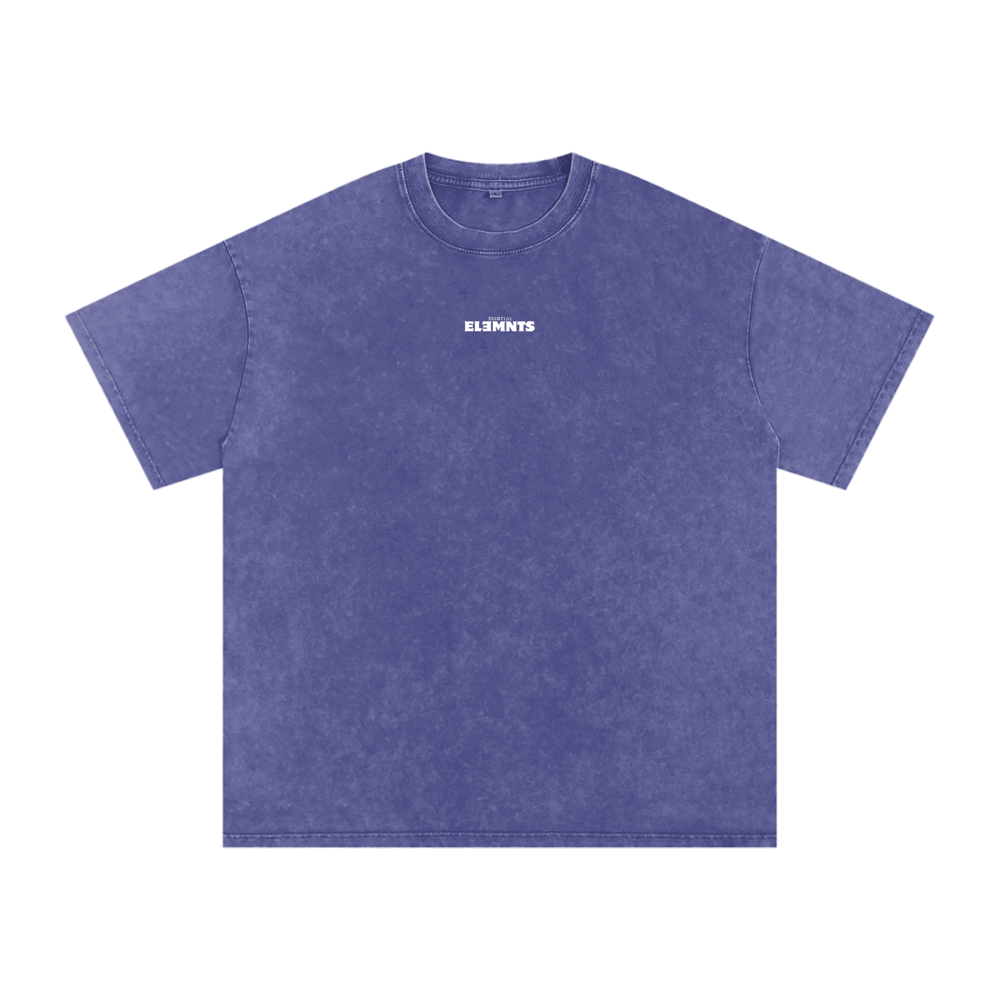 ESSNTIAL ELEMNTS Unisex 250G Acid Wash Oversize Tee