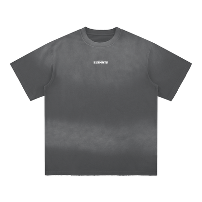 ESSNTIAL ELEMNTS Unisex 260G Sun Fade Hand-Frayed Tee
