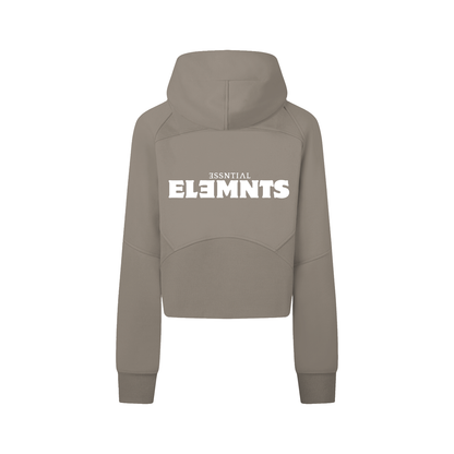 ESSNTIAL ELEMNTS Women's 320G Crop Street Hoodie
