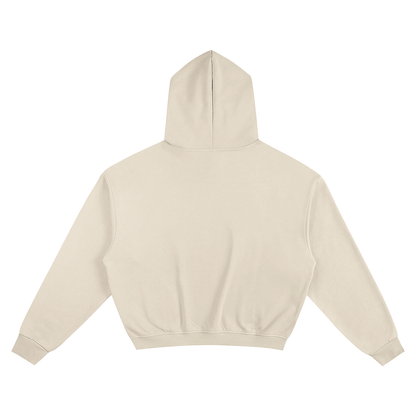 ESSNTIAL ELEMNTS Unisex 400G Solid Color Boxy Hoodie