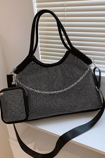 Glitter PVC Large Shoulder Bag