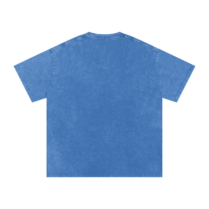 ESSNTIAL ELEMNTS Unisex 250G Acid Wash Oversize Tee