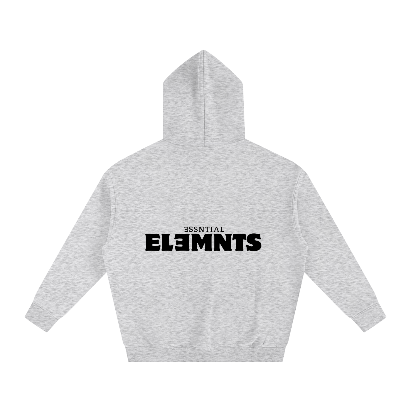 ESSNTIAL ELEMNTS Unisex 350G OS Solid Color Fleeced Hoodie