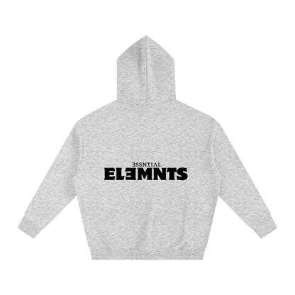 ESSNTIAL ELEMNTS Unisex 350G OS Solid Color Fleeced Hoodie