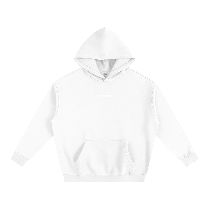 ESSNTIAL ELEMNTS Unisex 350G OS Solid Color Fleeced Hoodie