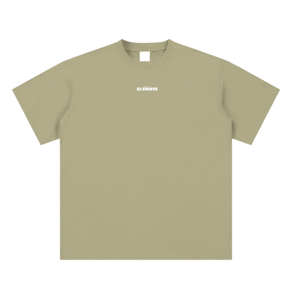 ESSNTIAL ELEMNTS Unisex 190G Sueded Premium Cotton Tee