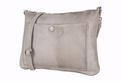 [MIA] SMALL CROSSBODY & CLUTCH | SUPER SOFT NAPPA LEATHER: TAN
