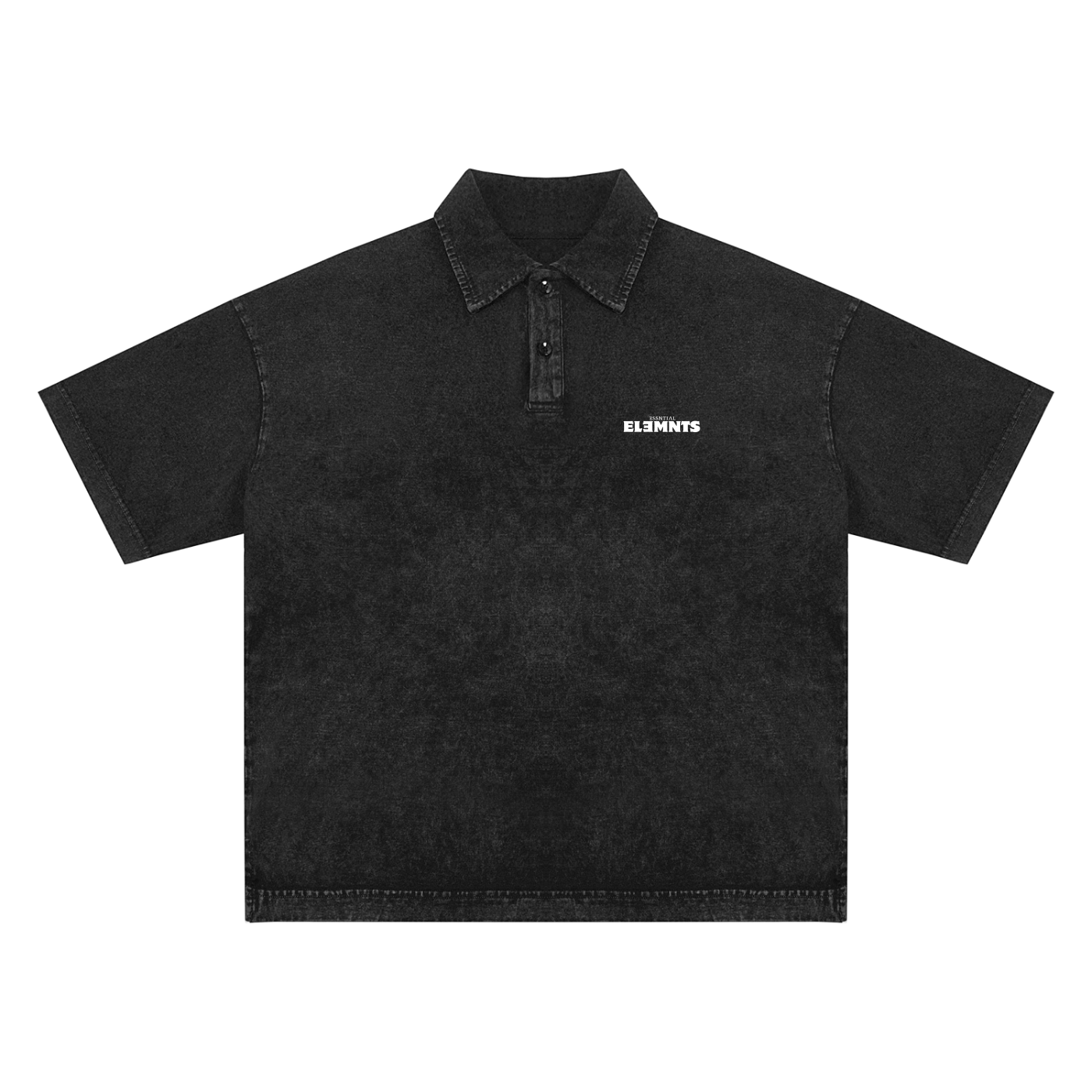 ESSNTIAL ELEMNTS Unisex 300G HW Snow-Washed Polo