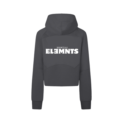 ESSNTIAL ELEMNTS Women's 320G Crop Street Hoodie