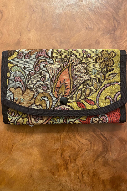 Earth Tone Floral Paisley Wallet