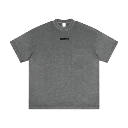 ESSNTIAL ELEMNTS Unisex Classic Snow Wash Tee