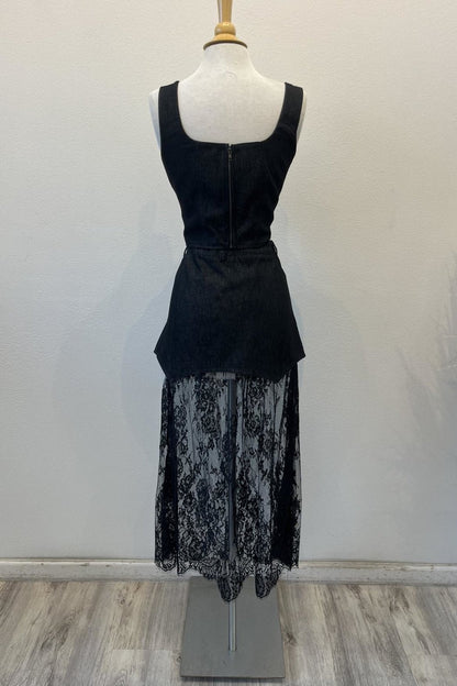 Denim Skirt Set