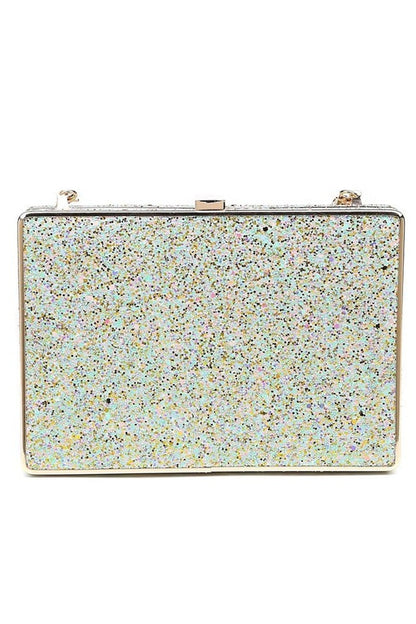Edith Glitter Clutch