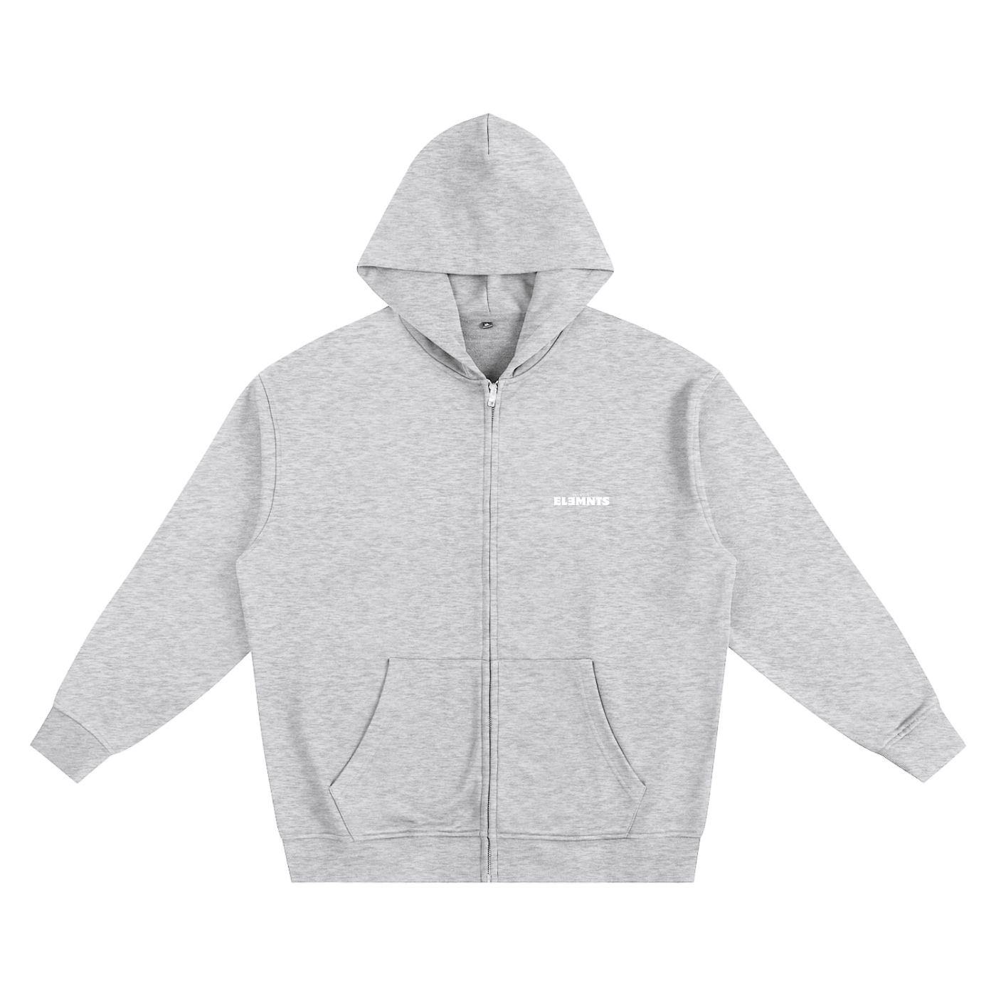 ESSNTIAL ELEMNTS Unisex 400G Heavy Zip-up Hoodie