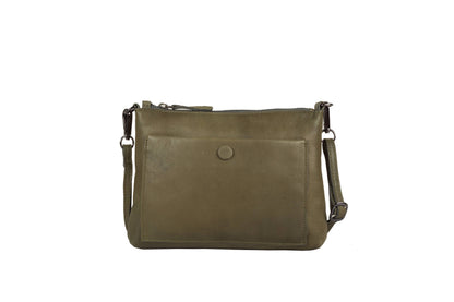[MIA] SMALL CROSSBODY & CLUTCH | SUPER SOFT NAPPA LEATHER: TAN