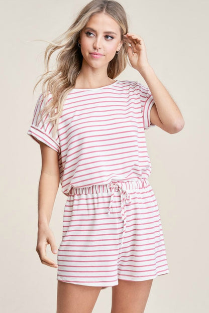 Elastic Waist Romper